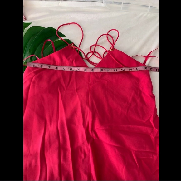 NWT $328 Jill Jill Stuart Halter Crepe Gown Peony - Picture 8 of 8